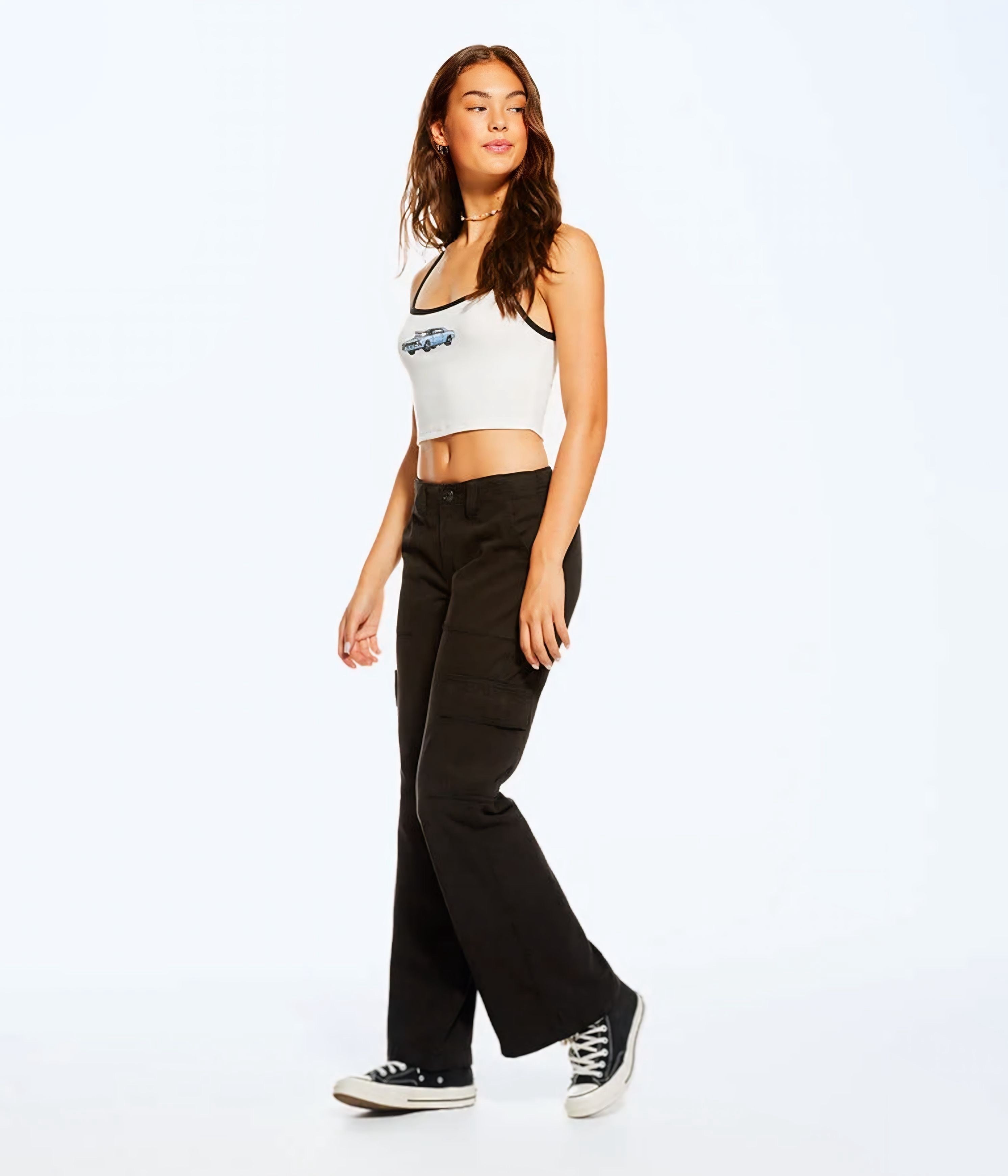Vintage Speed Racer Crop Top
